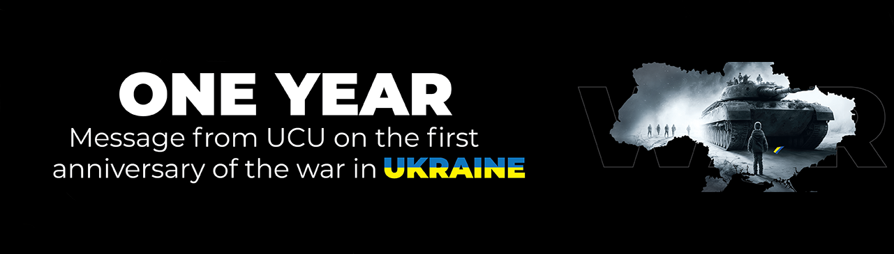 One year anniversary statement on the war in Ukraine